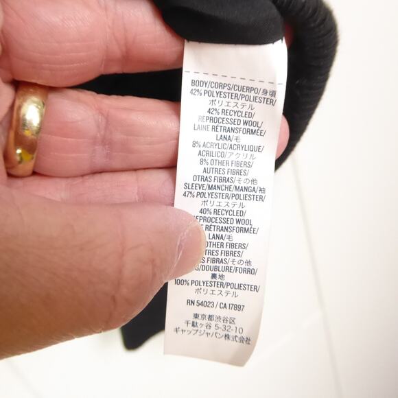 Old Navy Jacket Mens SZ XXL Wool Blend Letterman Baseball Preppy Colorblock - Picture 5 of 10